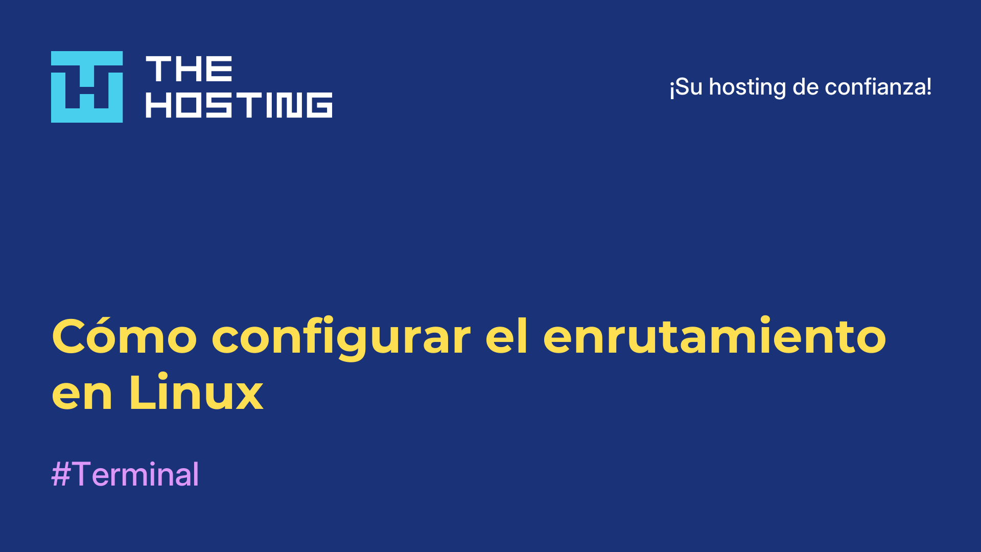 Cómo configurar el enrutamiento en Linux