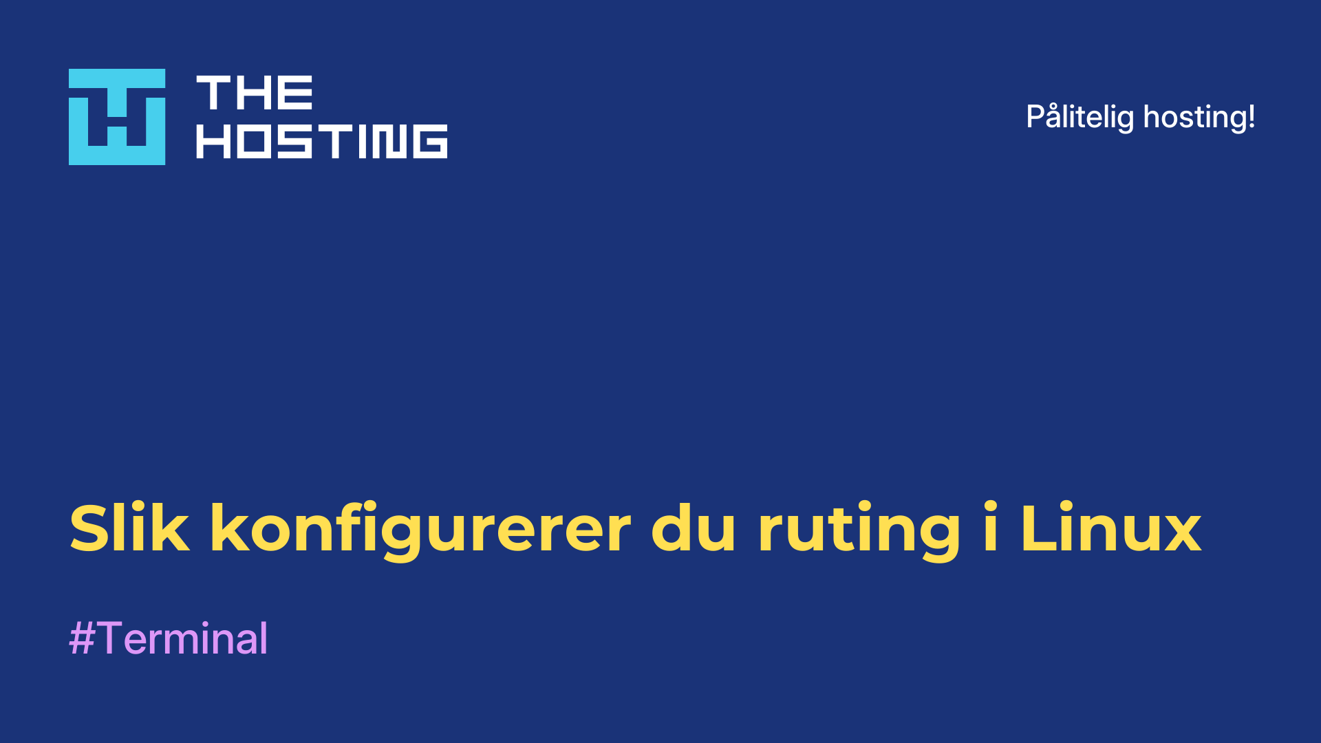 Slik konfigurerer du ruting i Linux