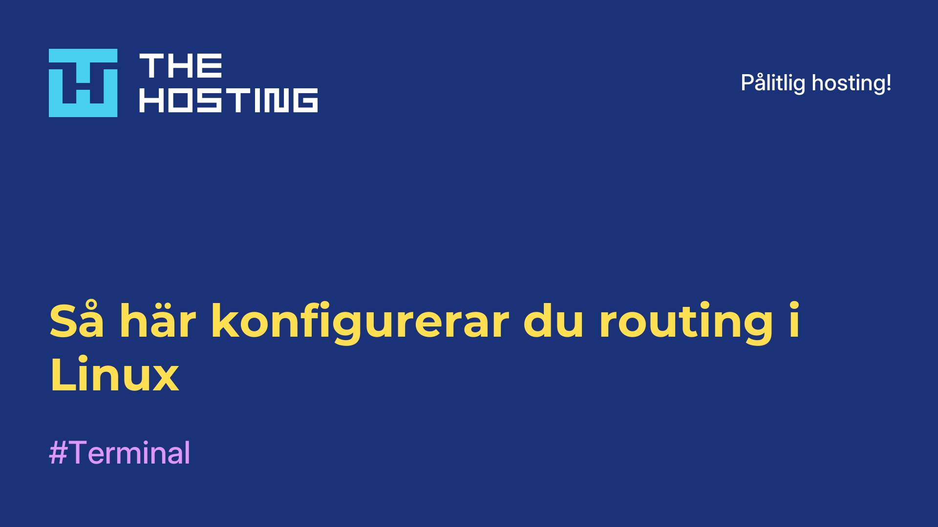 Så här konfigurerar du routing i Linux
