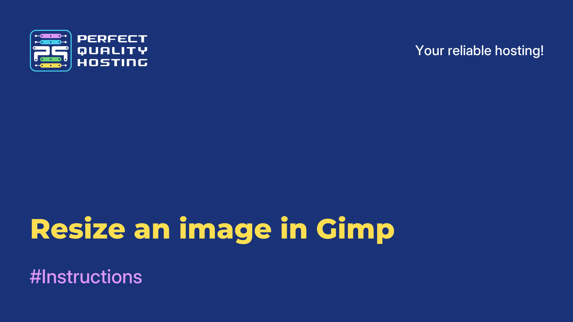 Resize an image in Gimp