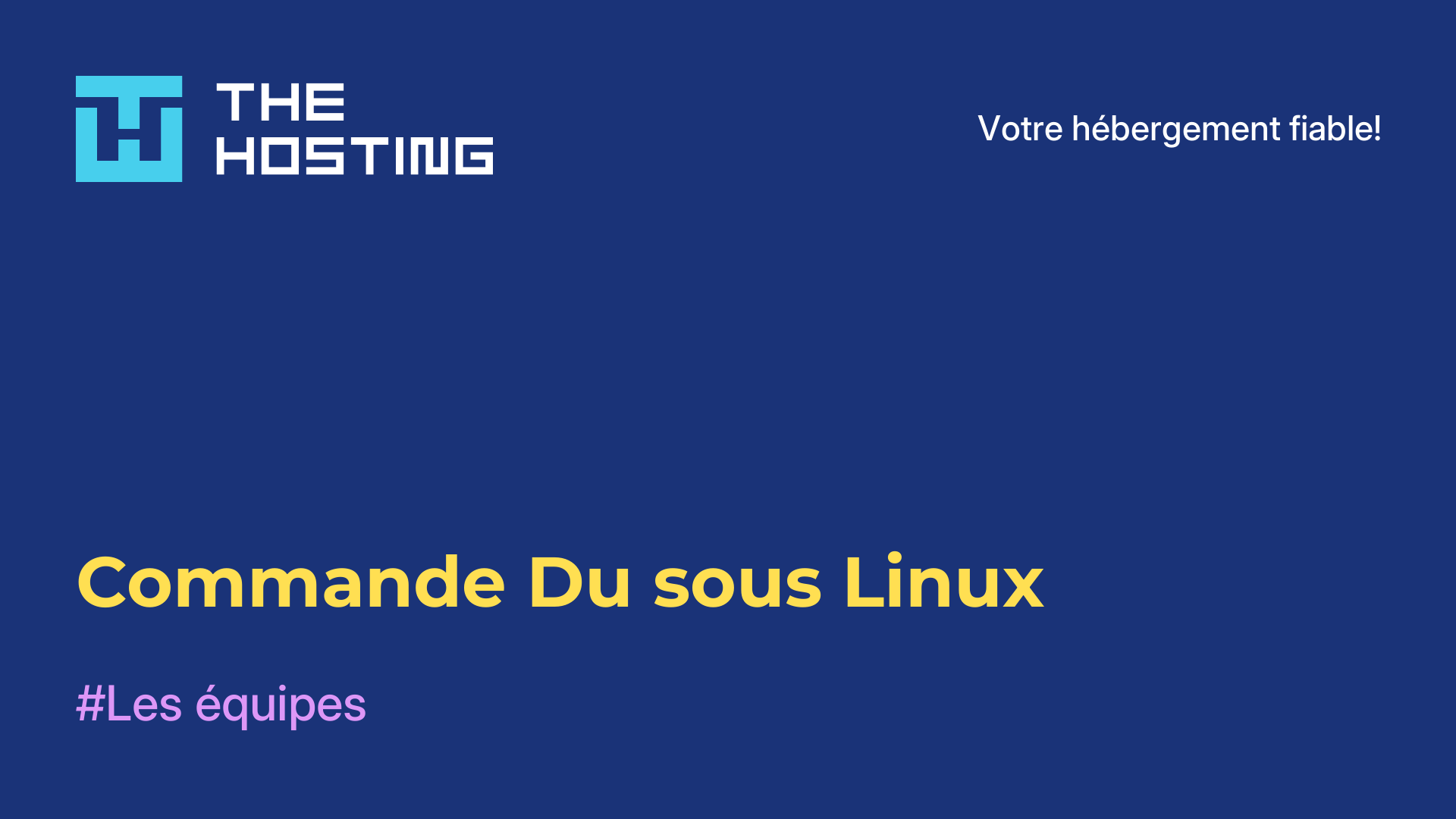 Commande Du sous Linux