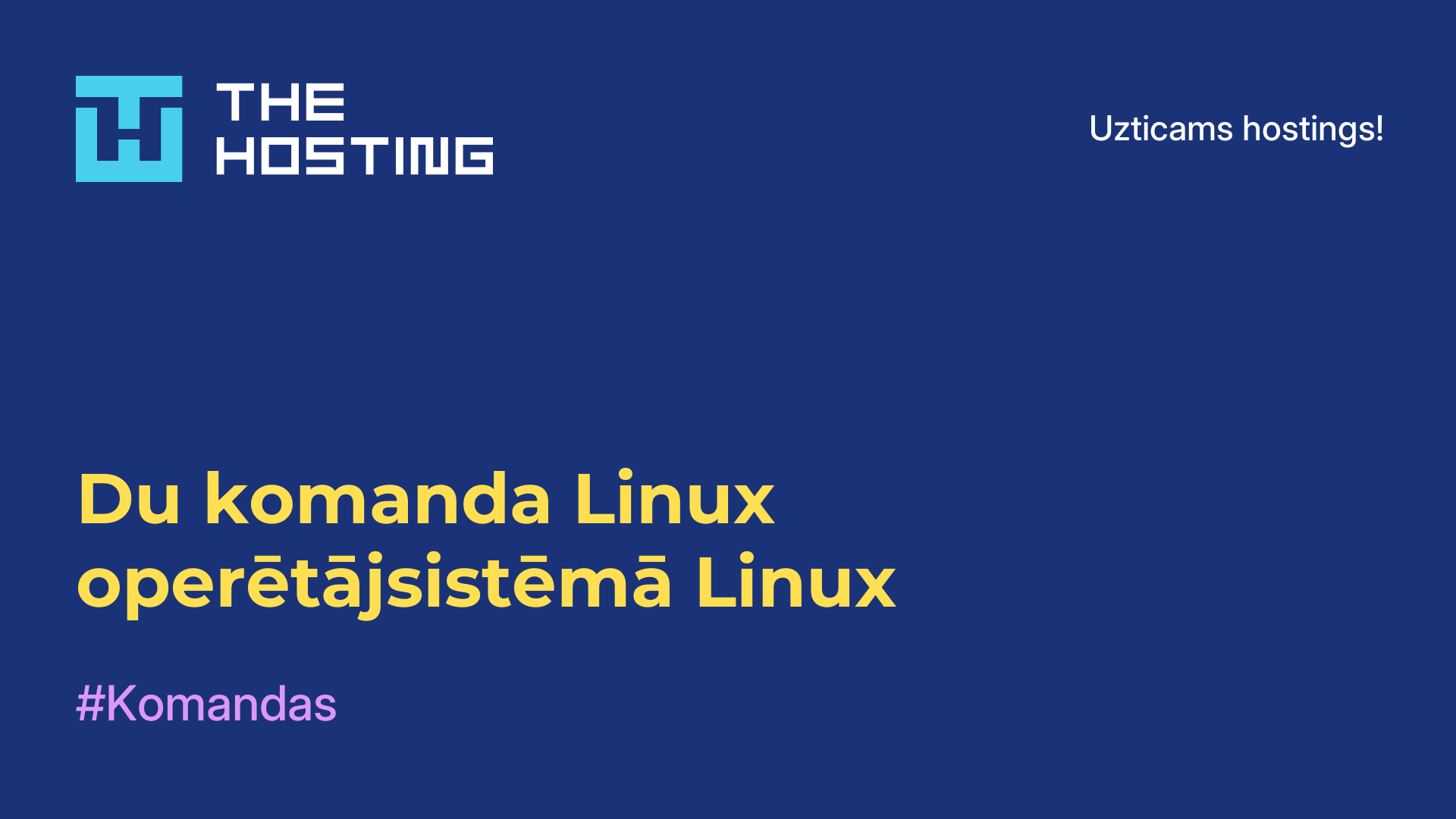 Du komanda Linux operētājsistēmā Linux