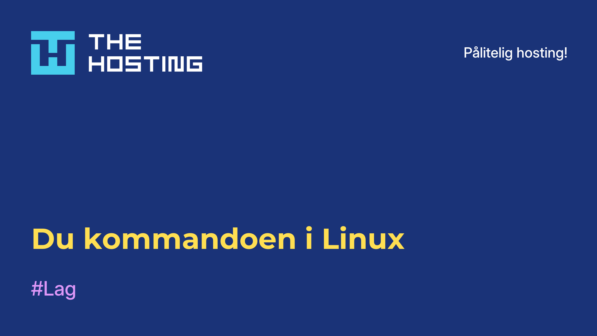 Du-kommandoen i Linux