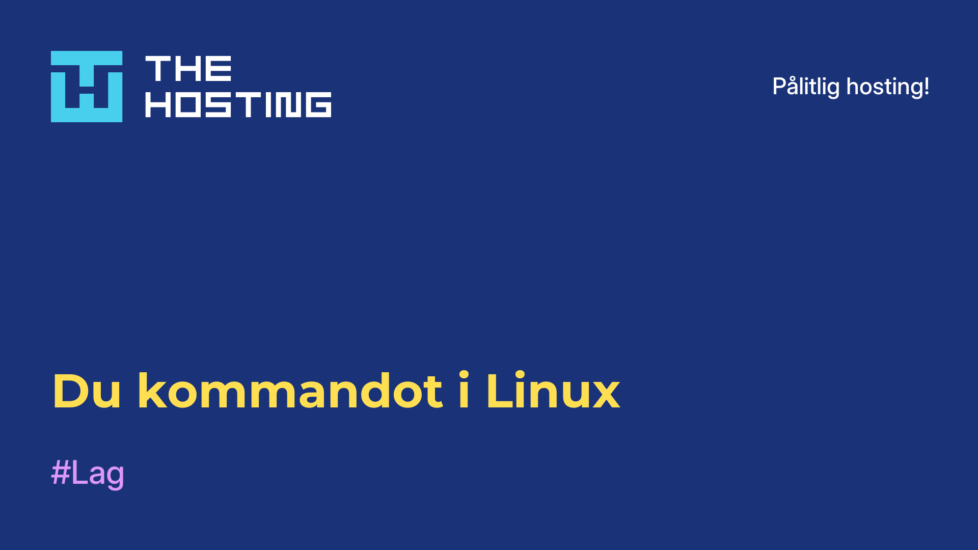 Du-kommandot i Linux
