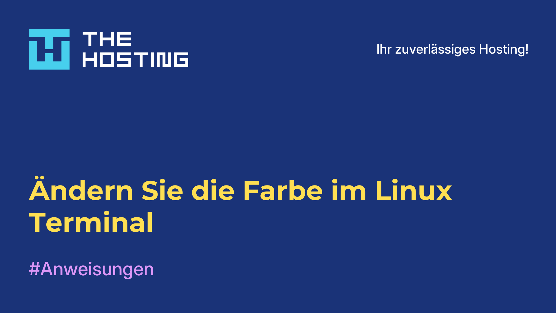 Ändern Sie die Farbe im Linux-Terminal