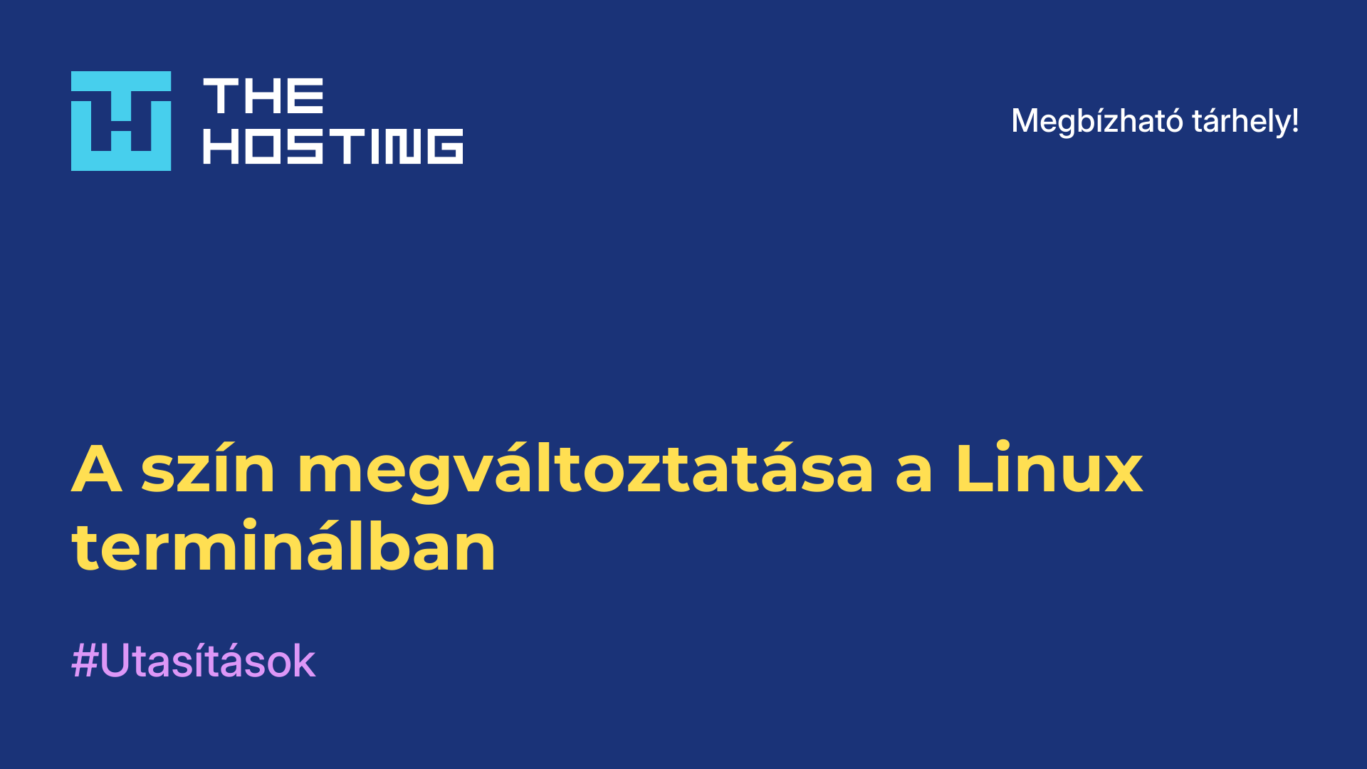 A szín megváltoztatása a Linux terminálban