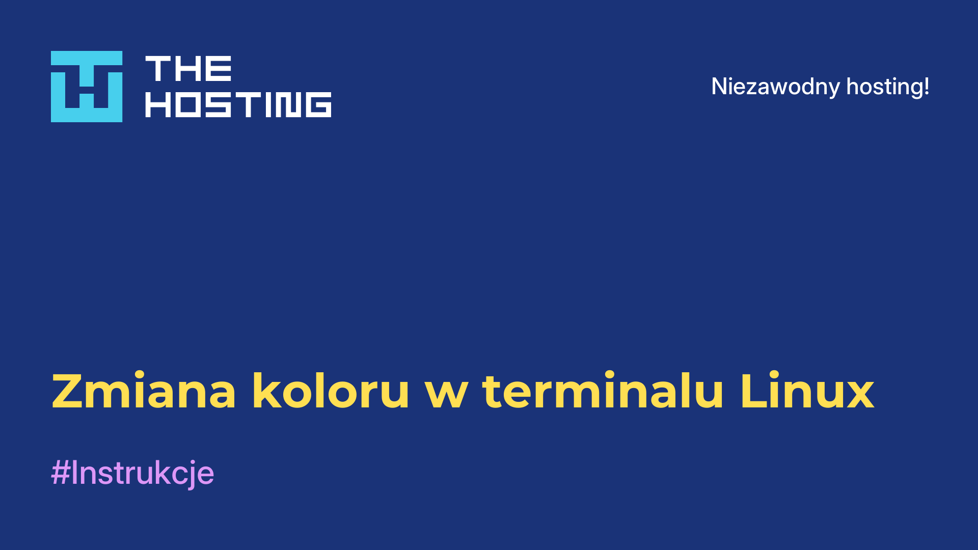 Zmiana koloru w terminalu Linux