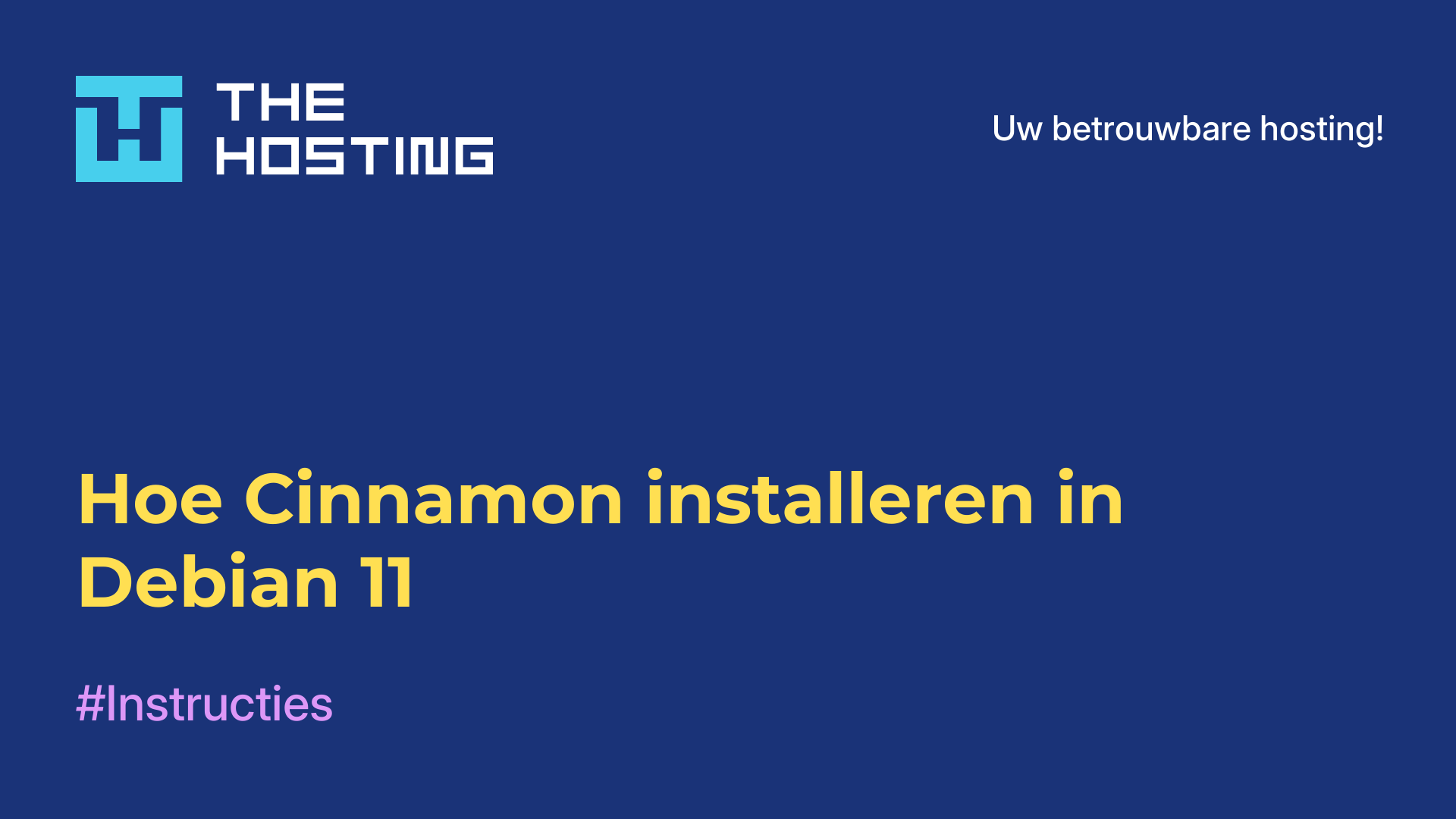 Hoe Cinnamon installeren in Debian 11