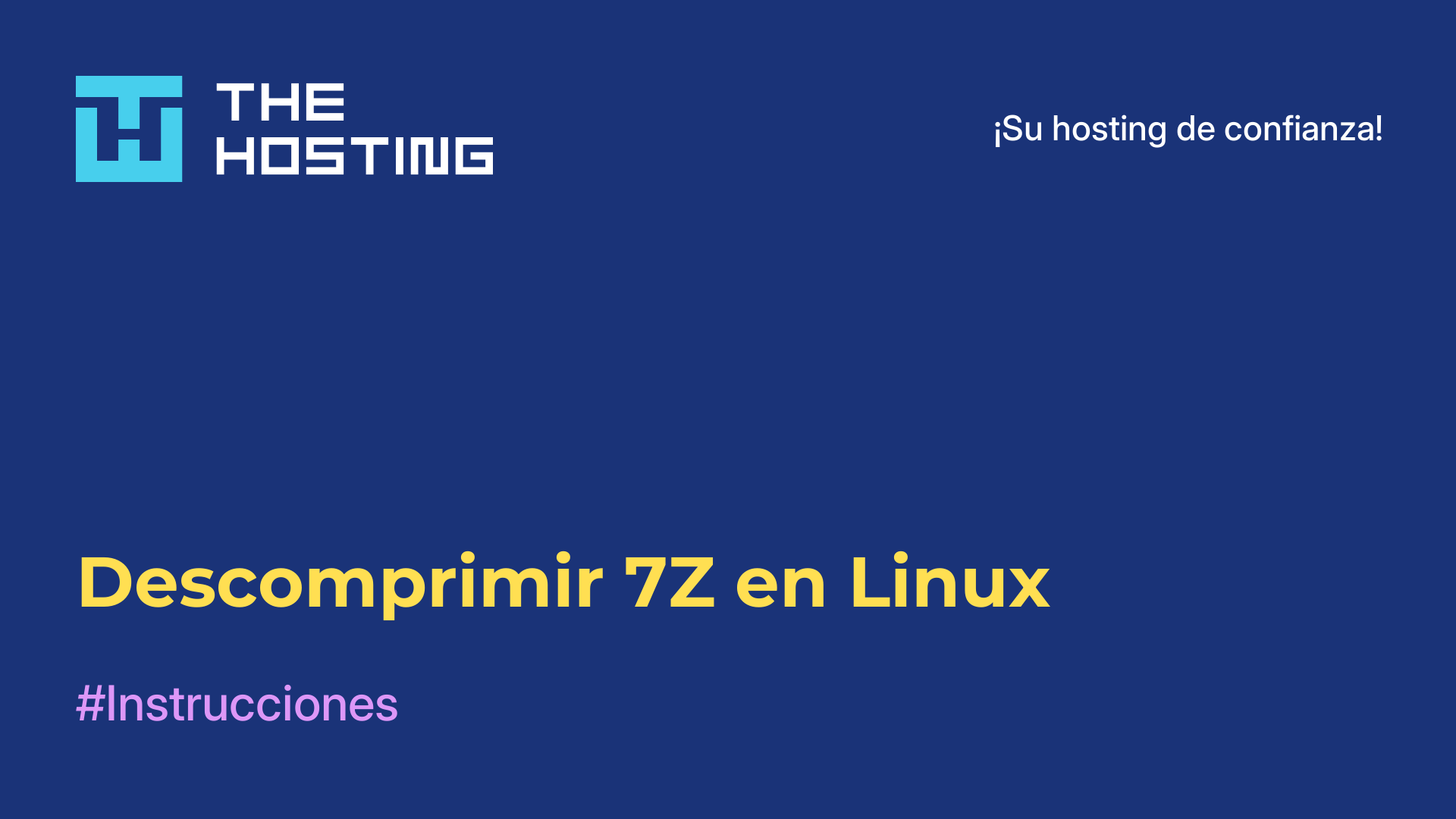 Descomprimir 7Z en Linux