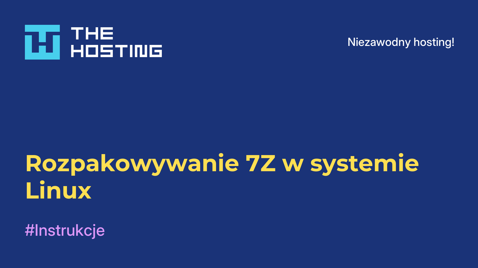 Rozpakowywanie 7Z w systemie Linux