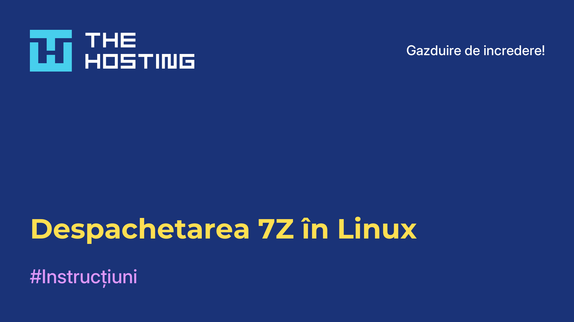 Despachetarea 7Z în Linux