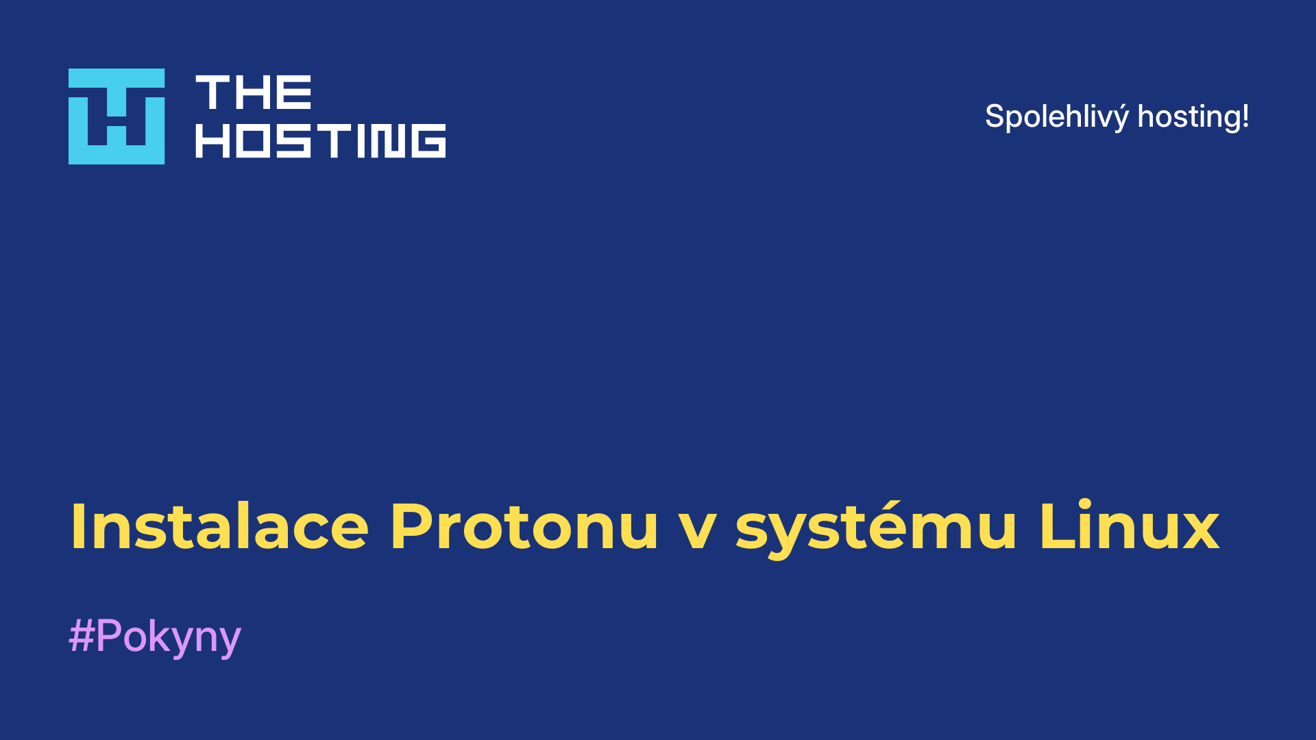 Instalace Protonu v systému Linux