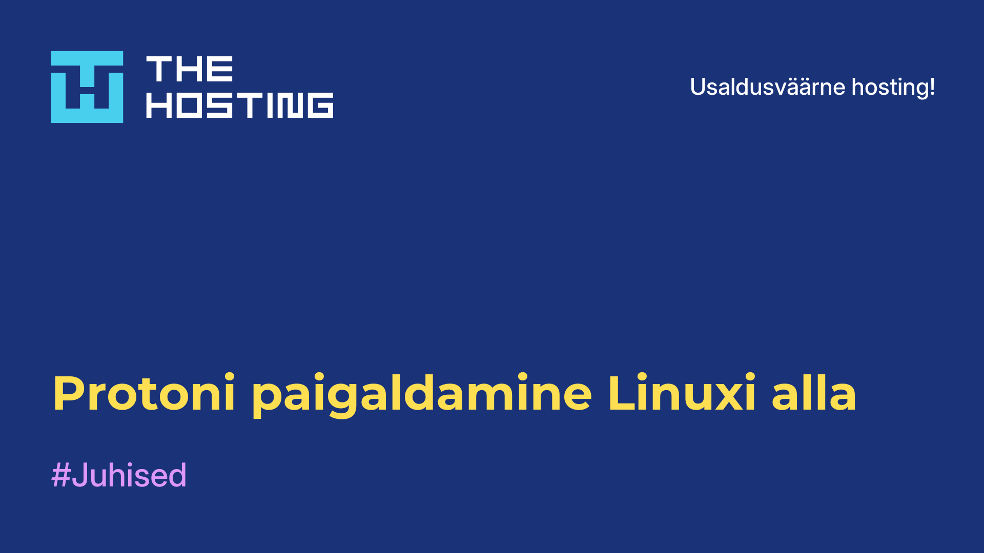 Protoni paigaldamine Linuxi alla