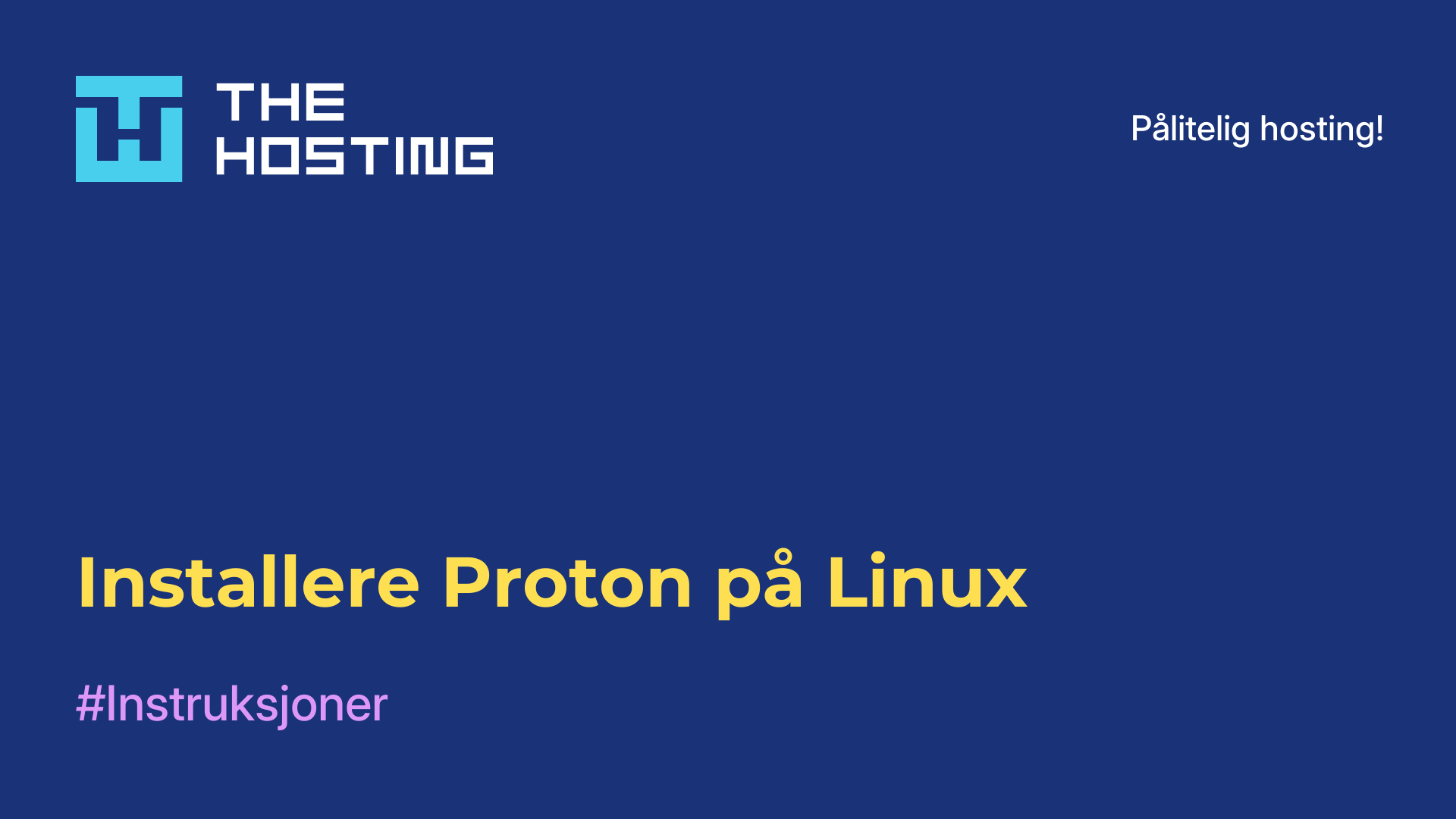 Installere Proton på Linux