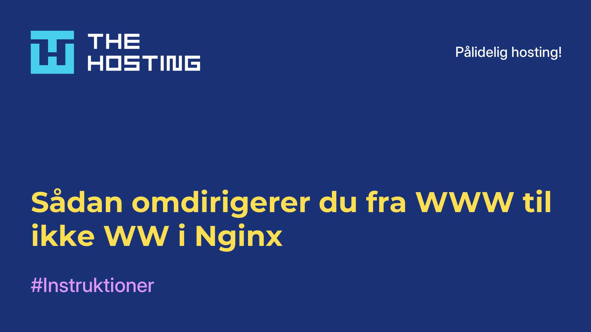 Sådan omdirigerer du fra WWW til ikke-WW i Nginx