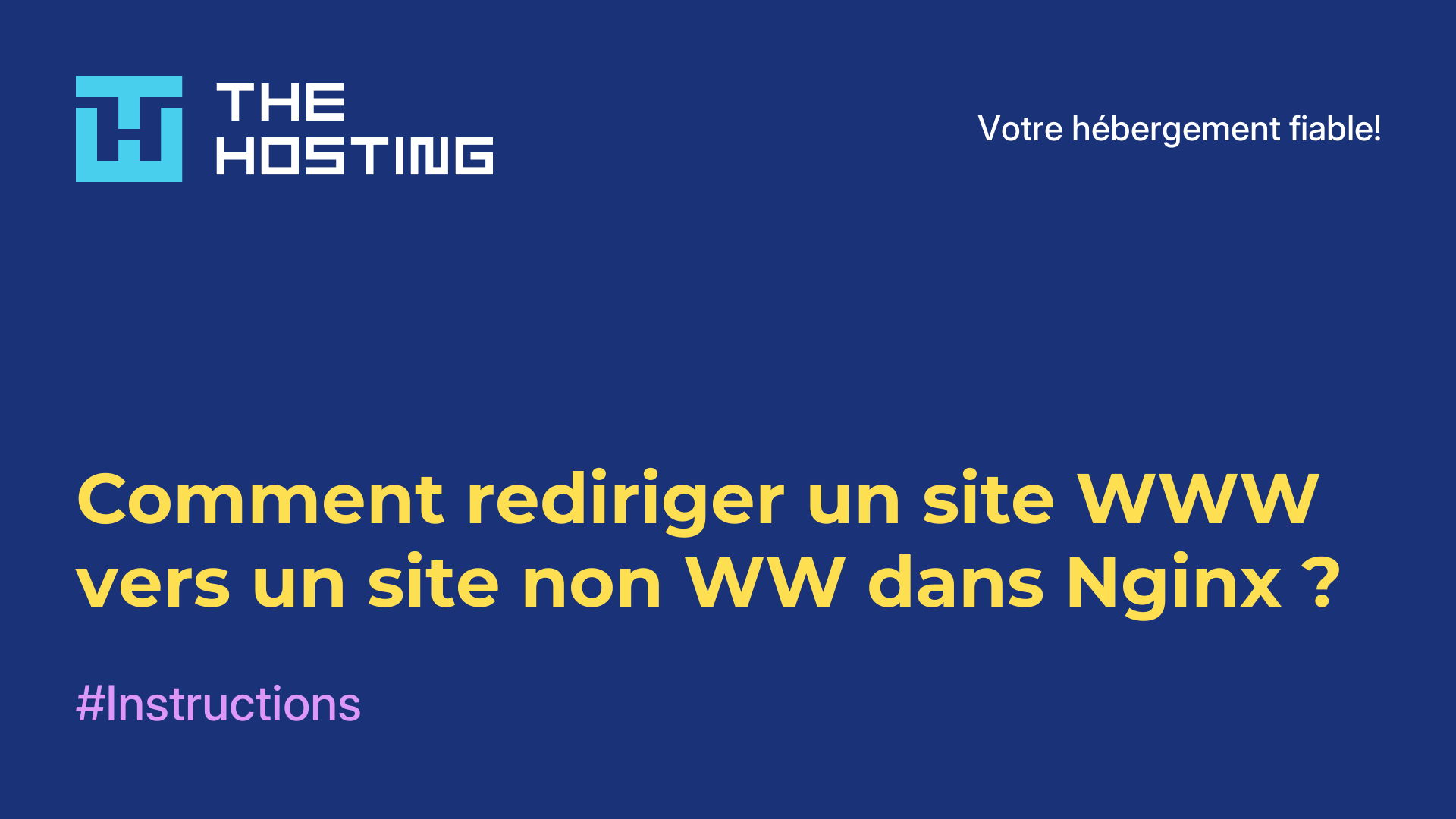 Comment rediriger un site WWW vers un site non-WW dans Nginx ?
