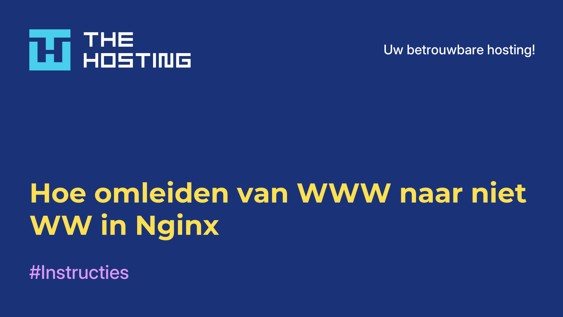 Hoe omleiden van WWW naar niet-WW in Nginx