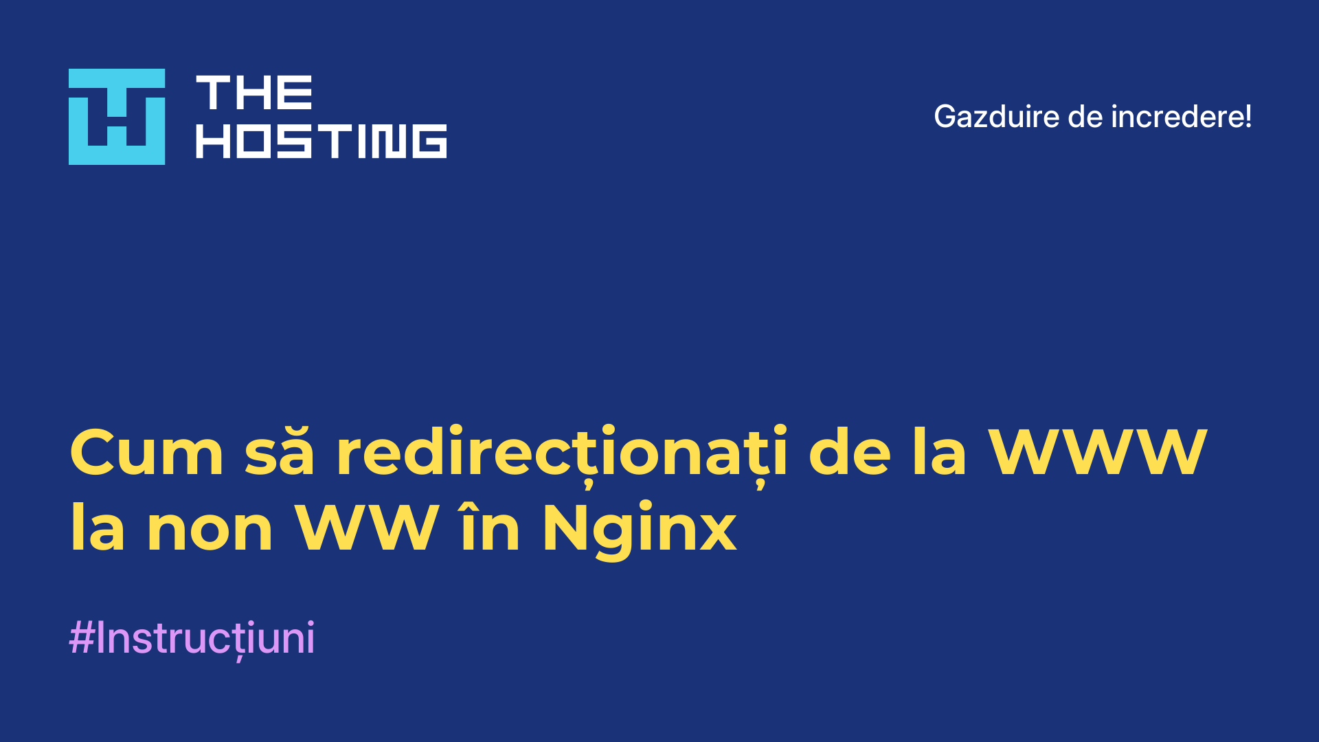 Cum să redirecționați de la WWW la non-WW în Nginx