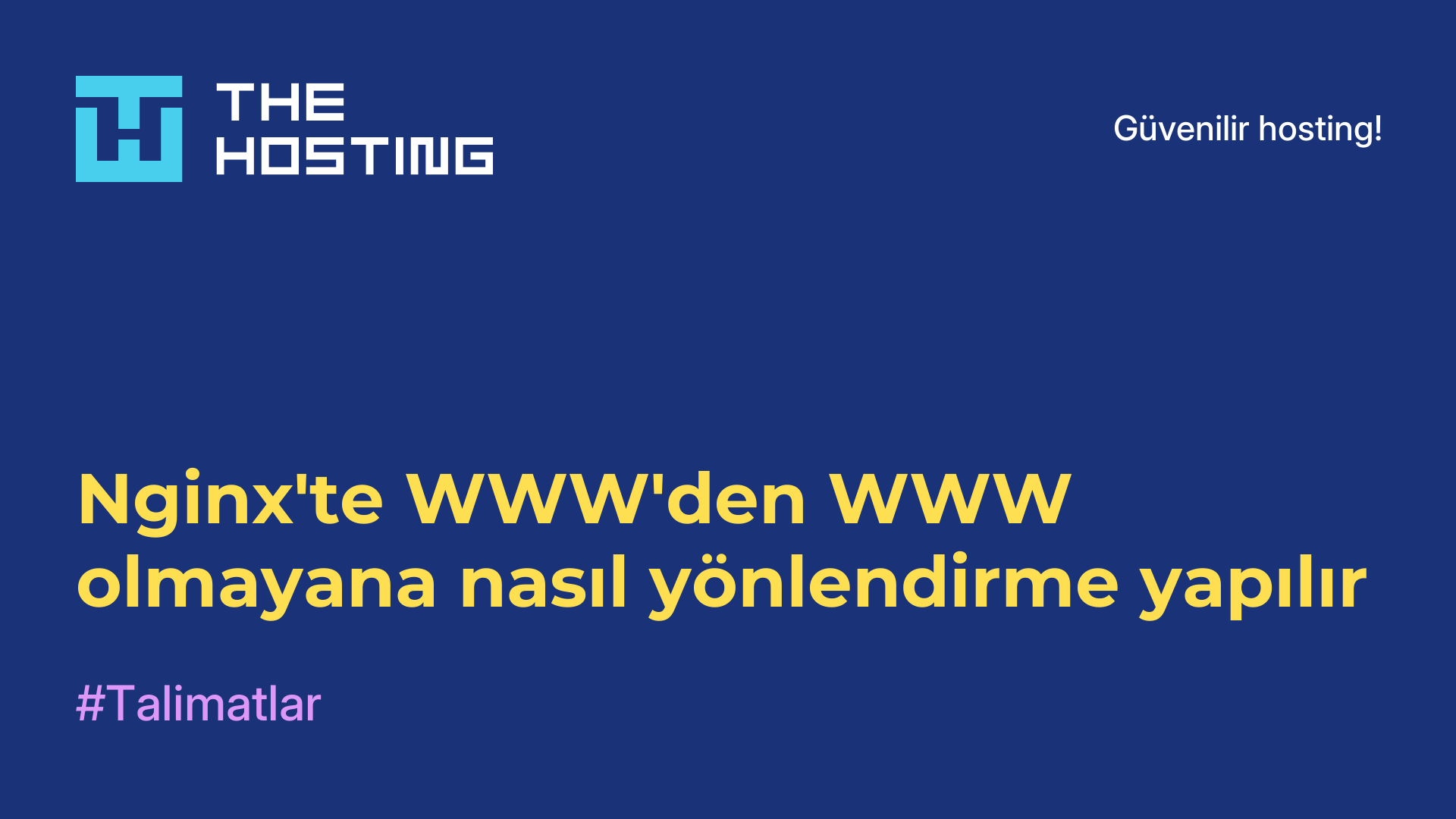 Nginx'te WWW'den WWW olmayana nasıl yönlendirme yapılır