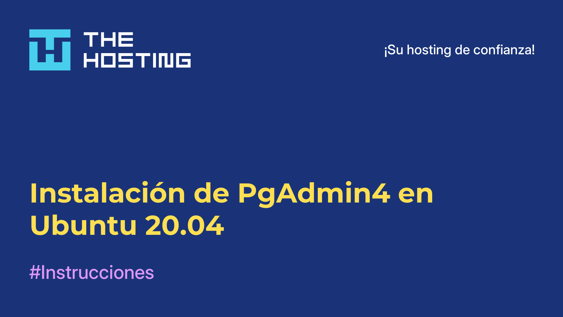 Instalación de PgAdmin4 en Ubuntu 20.04