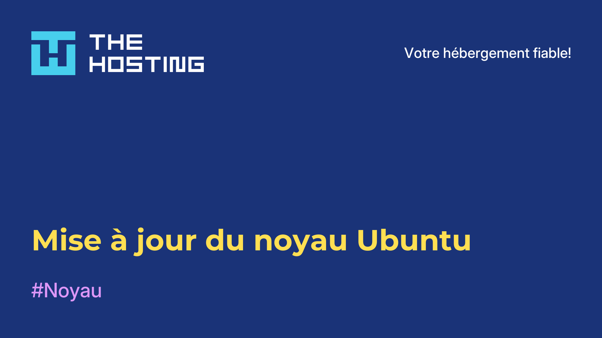 Mise à jour du noyau Ubuntu