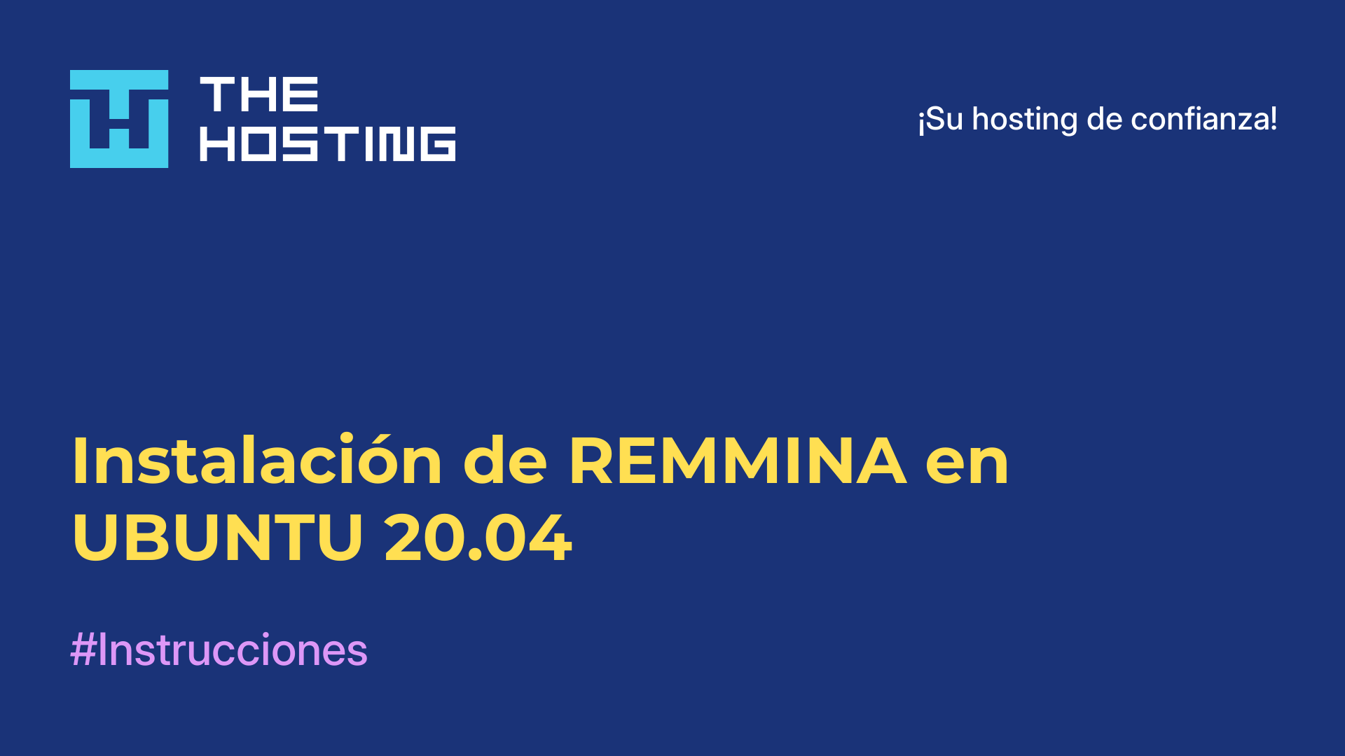 Instalación de REMMINA en UBUNTU 20.04