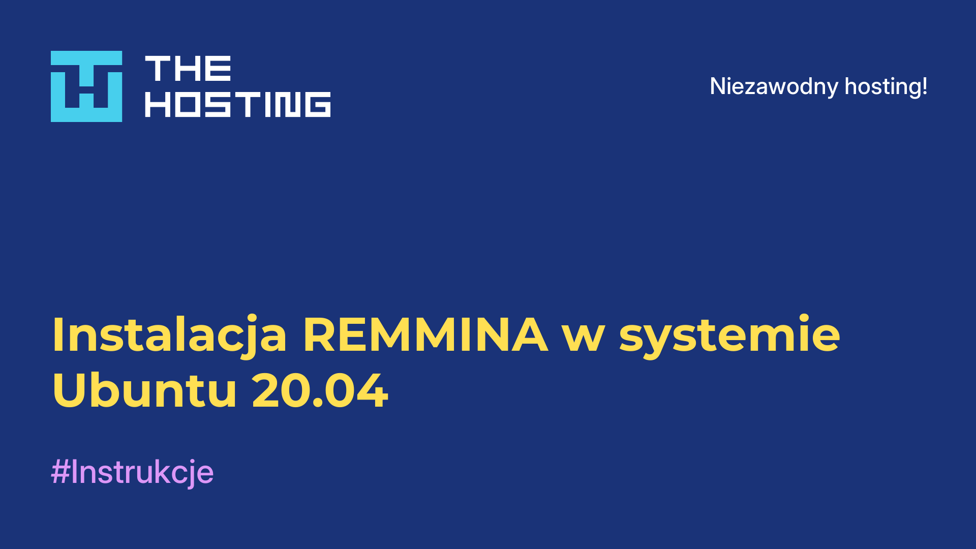 Instalacja REMMINA w systemie Ubuntu 20.04