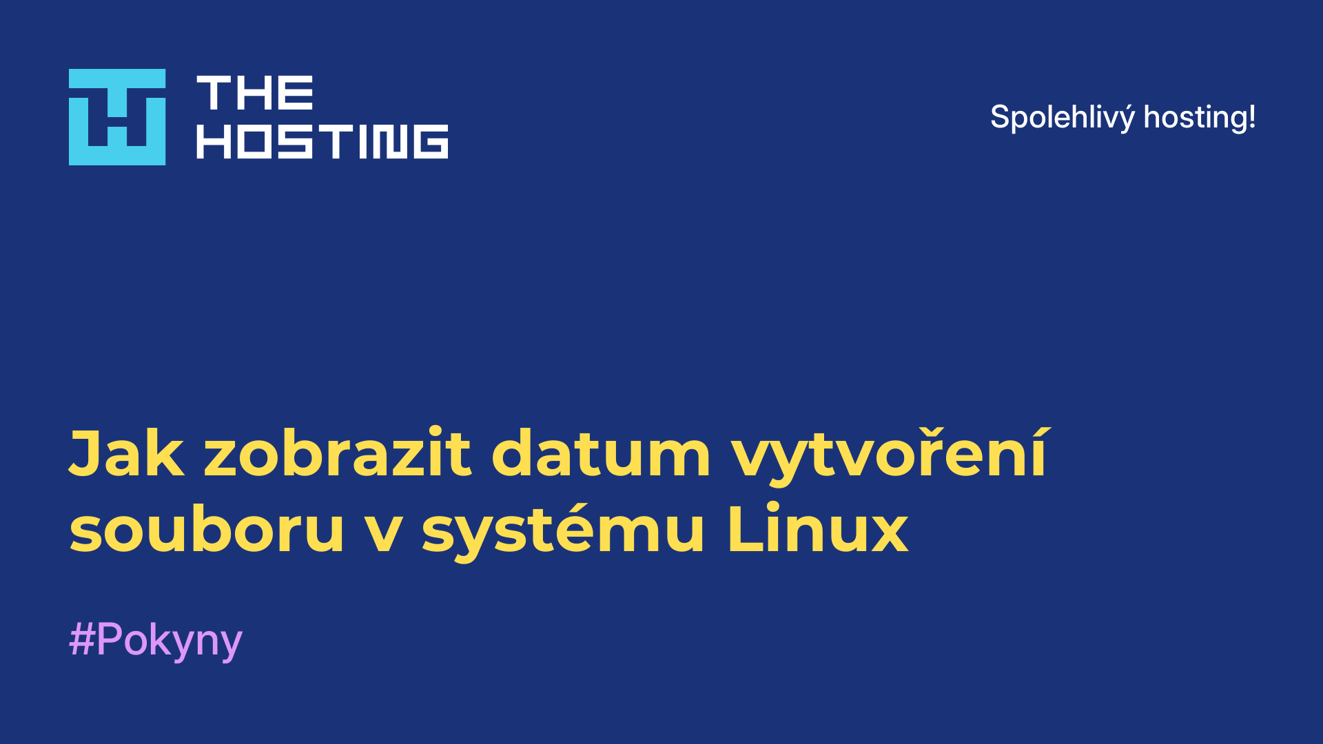 Jak zobrazit datum vytvoření souboru v systému Linux