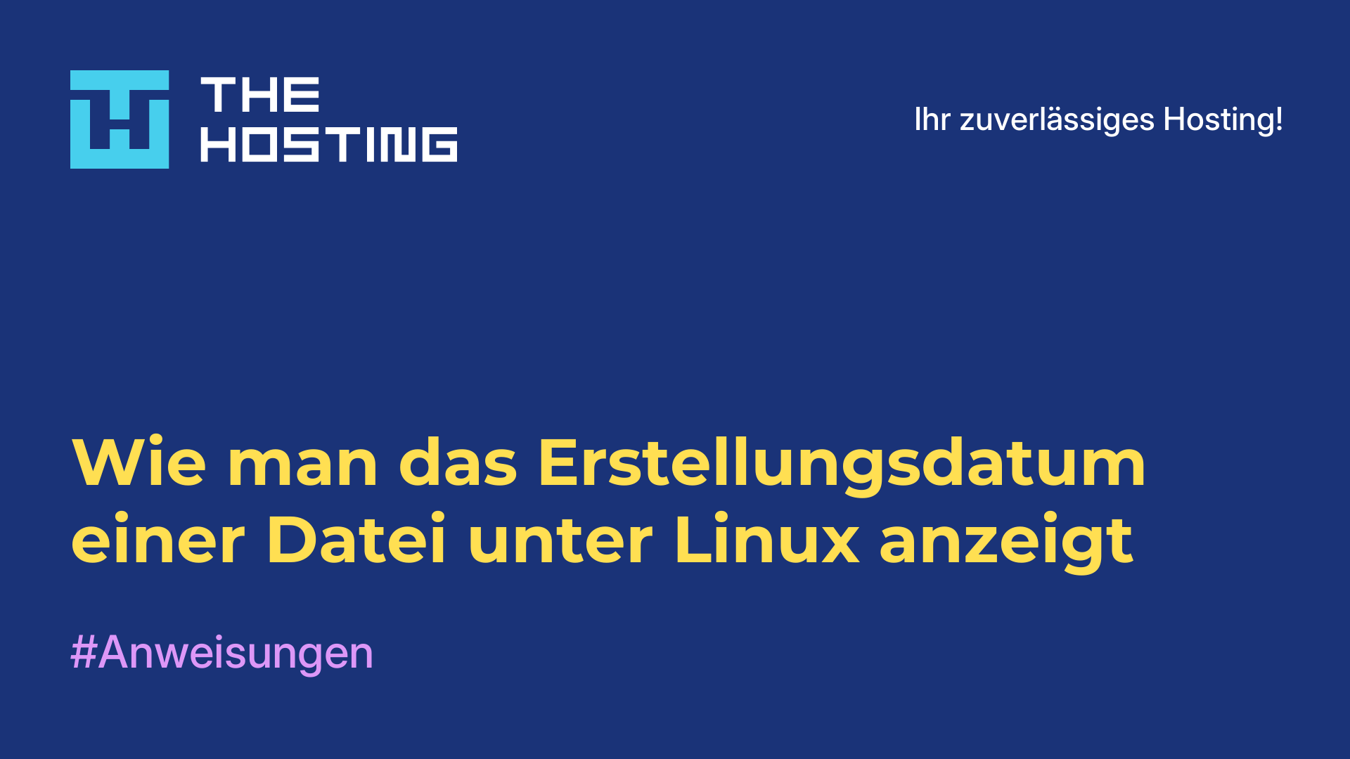 Wie man das Erstellungsdatum einer Datei unter Linux anzeigt