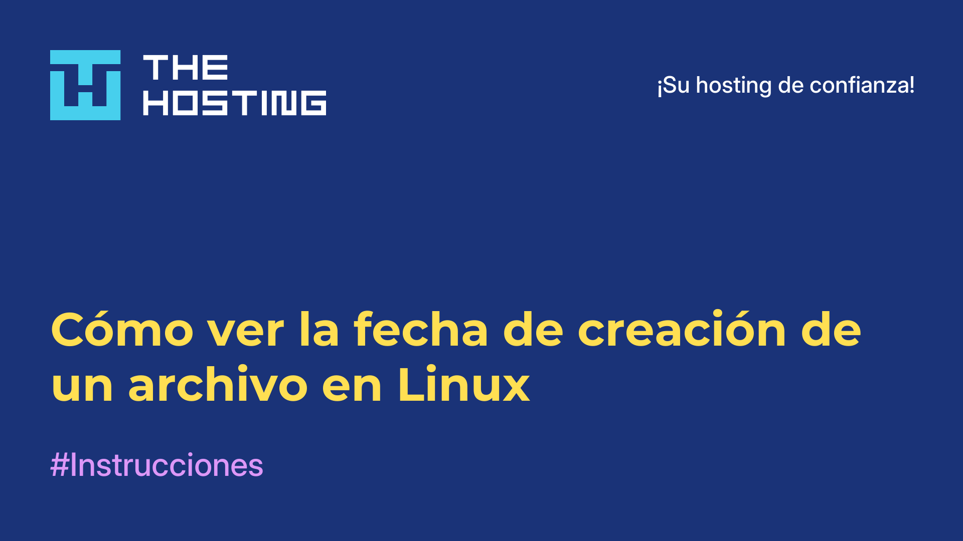 Cómo ver la fecha de creación de un archivo en Linux
