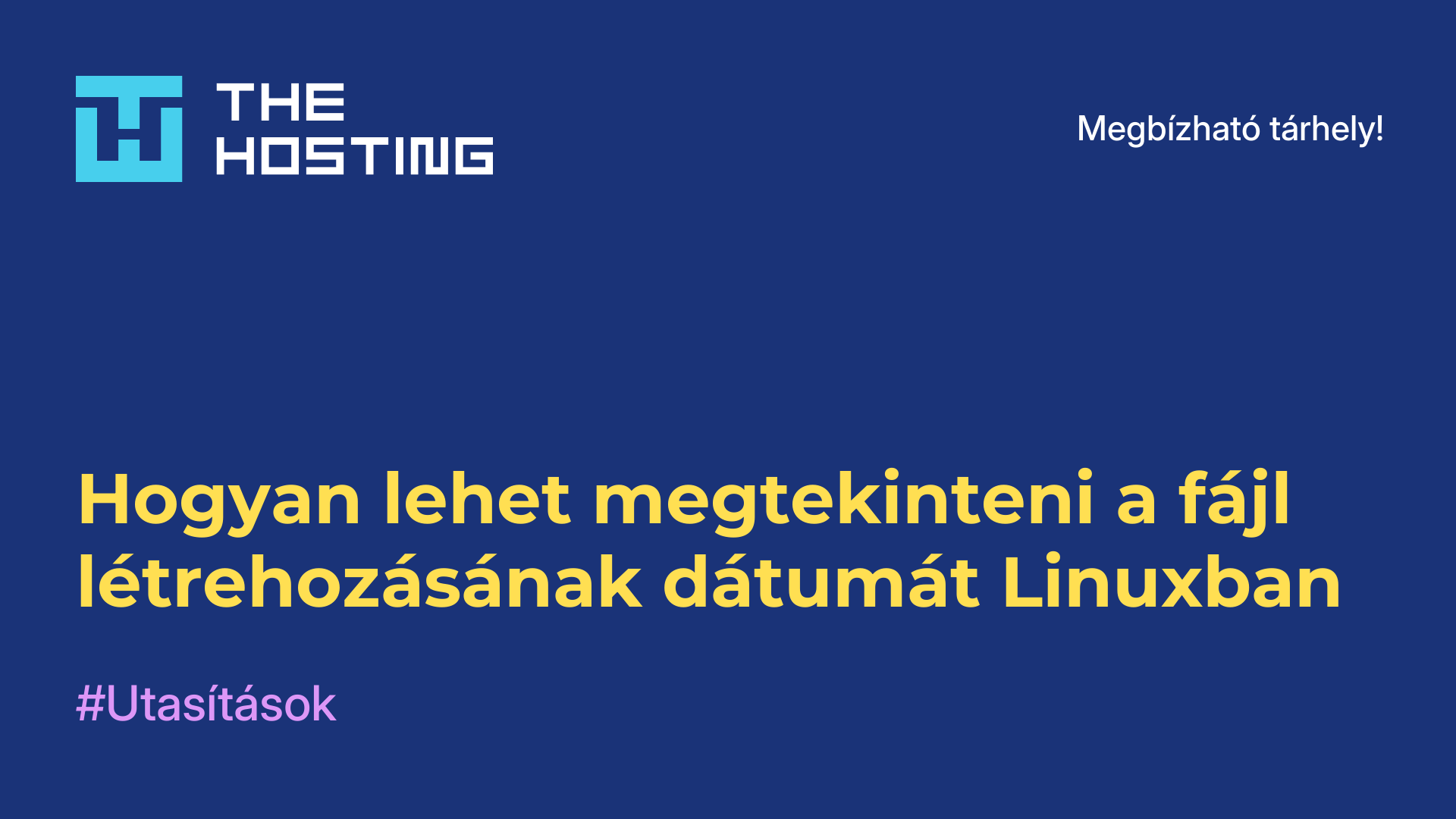Hogyan lehet megtekinteni a fájl létrehozásának dátumát Linuxban