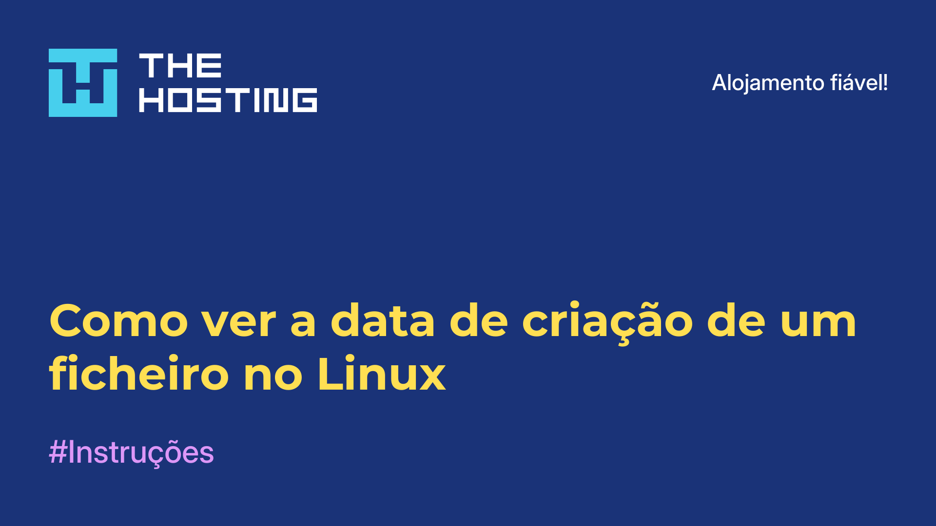 Como ver a data de criação de um ficheiro no Linux