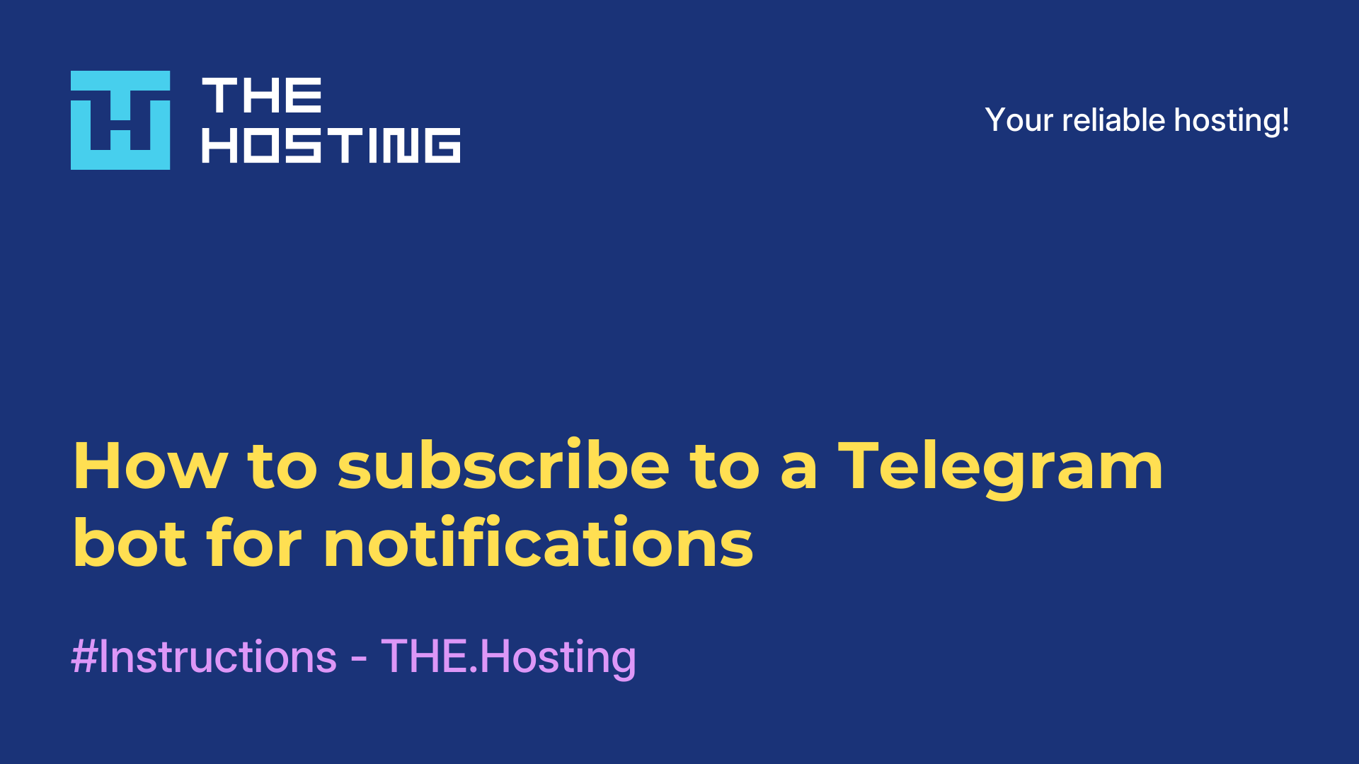 How to subscribe to a Telegram bot for notifications