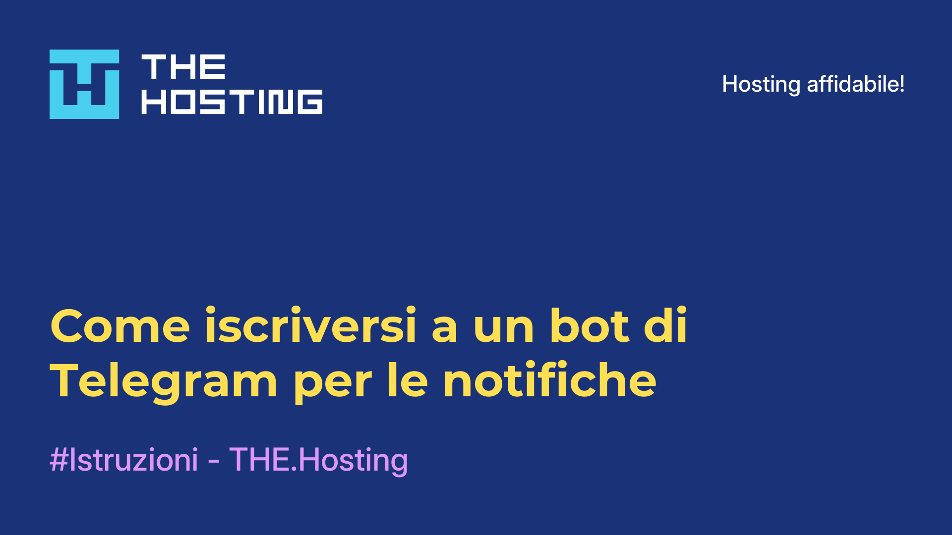 Come iscriversi a un bot di Telegram per le notifiche