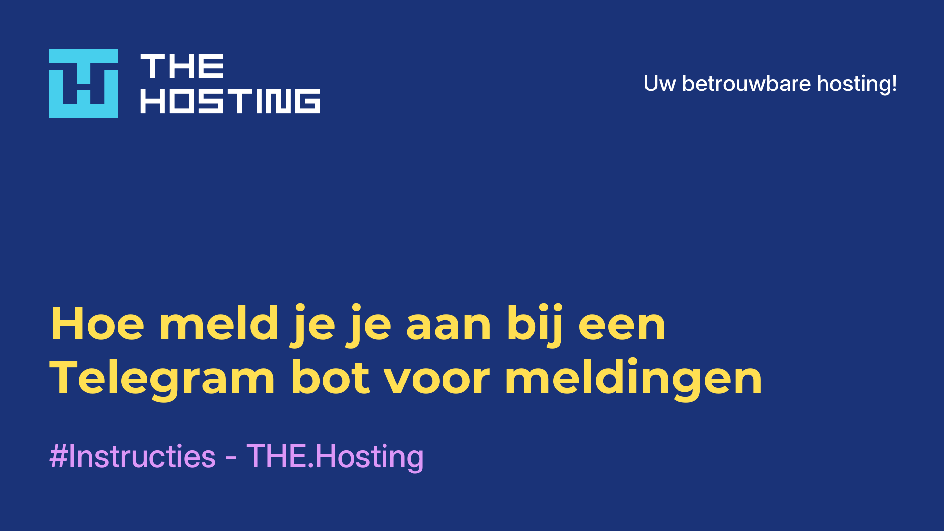 Hoe meld je je aan bij een Telegram-bot voor meldingen