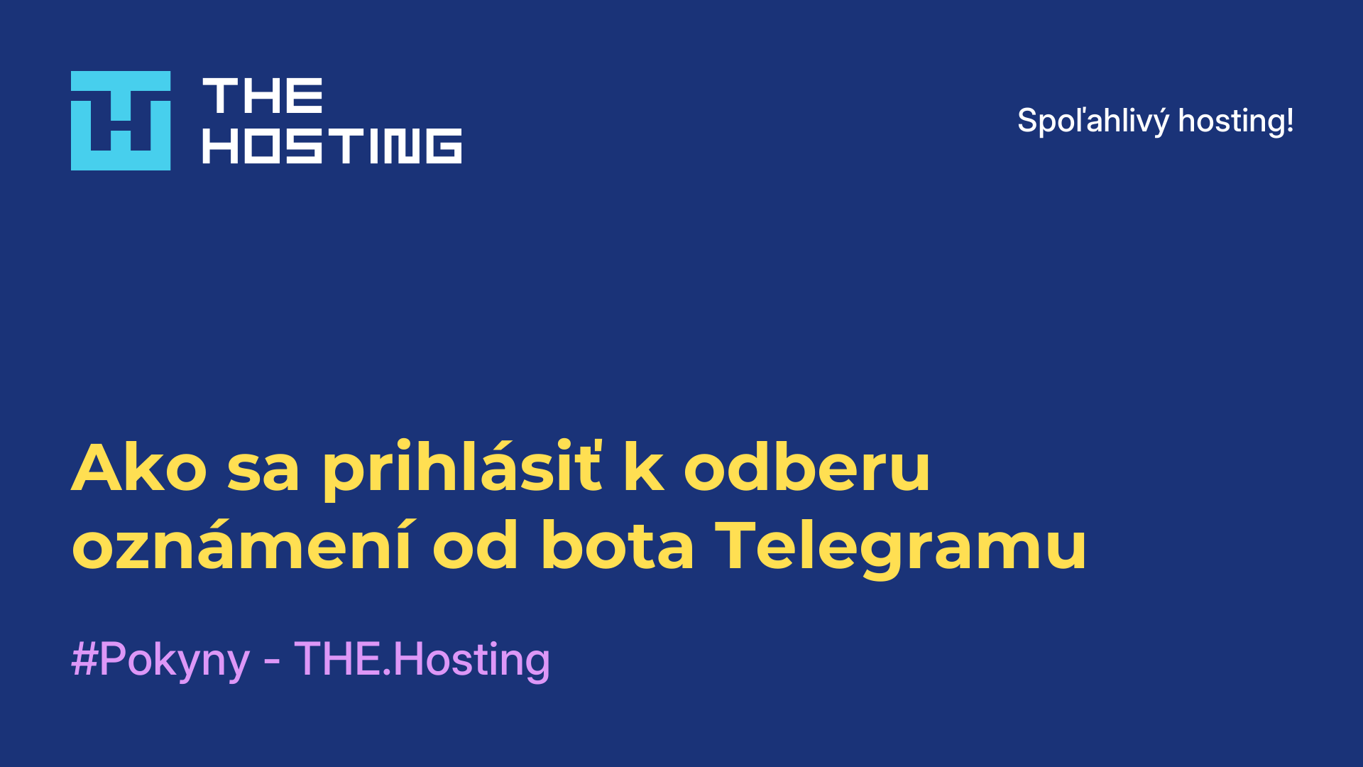 Ako sa prihlásiť k odberu oznámení od bota Telegramu