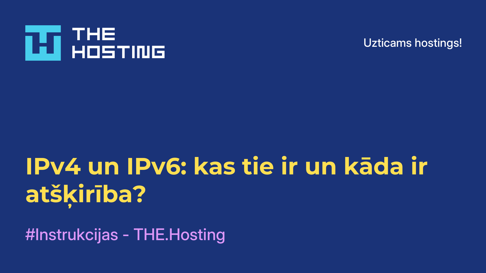 IPv4 un IPv6: kas tie ir un kāda ir atšķirība?