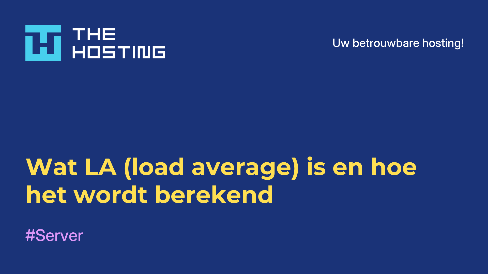 Wat LA (load average) is en hoe het wordt berekend