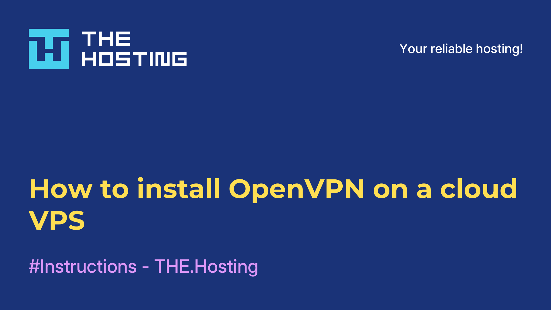 How to install OpenVPN on a cloud VPS