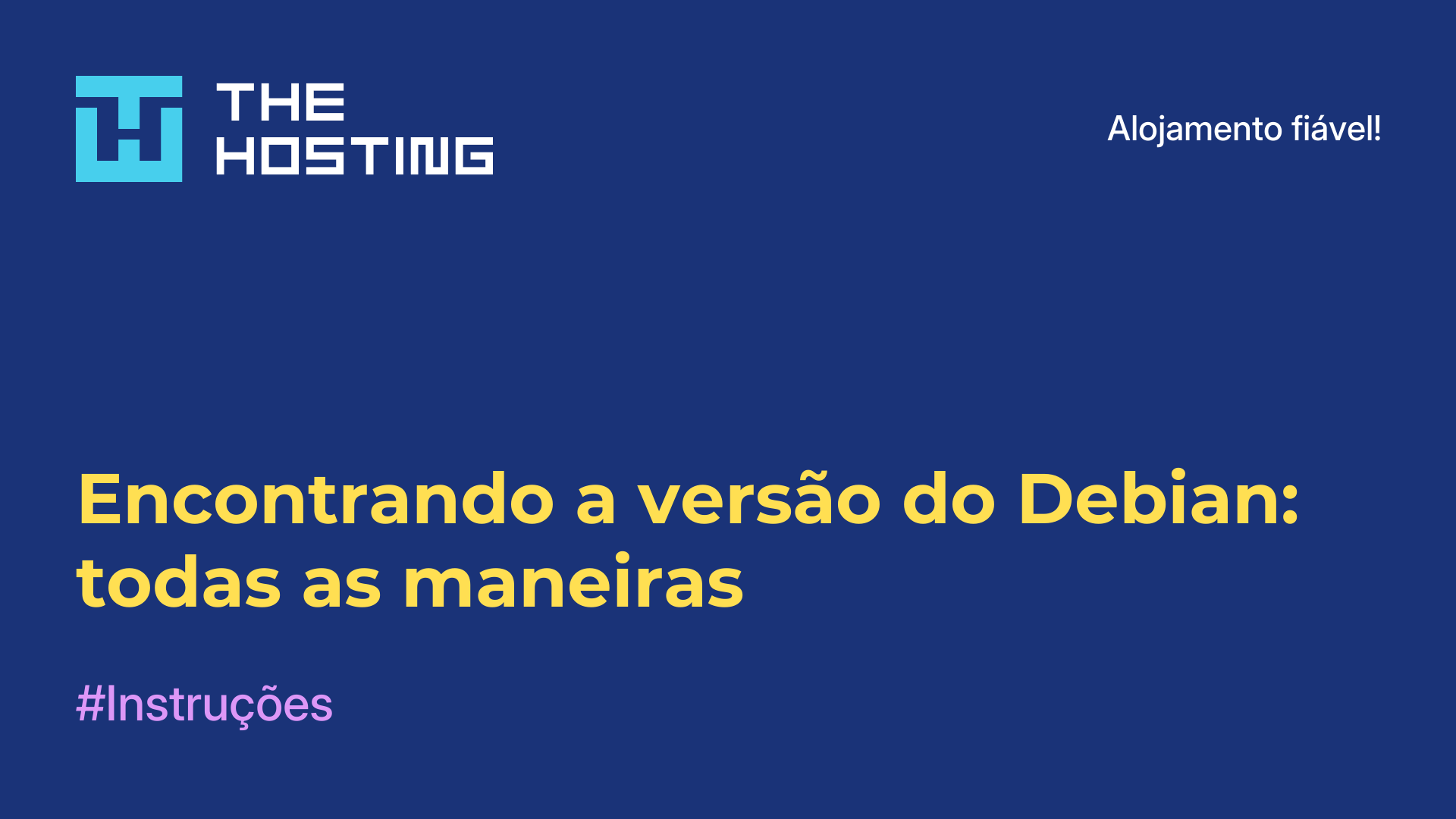 Encontrando a versão do Debian: todas as maneiras