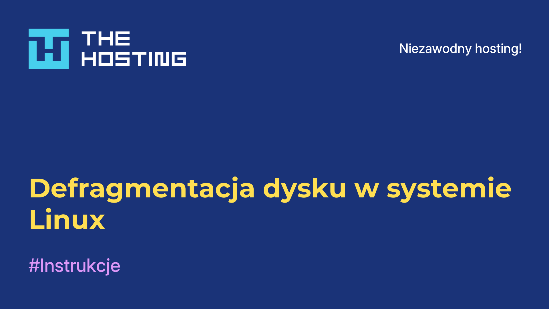 Defragmentacja dysku w systemie Linux