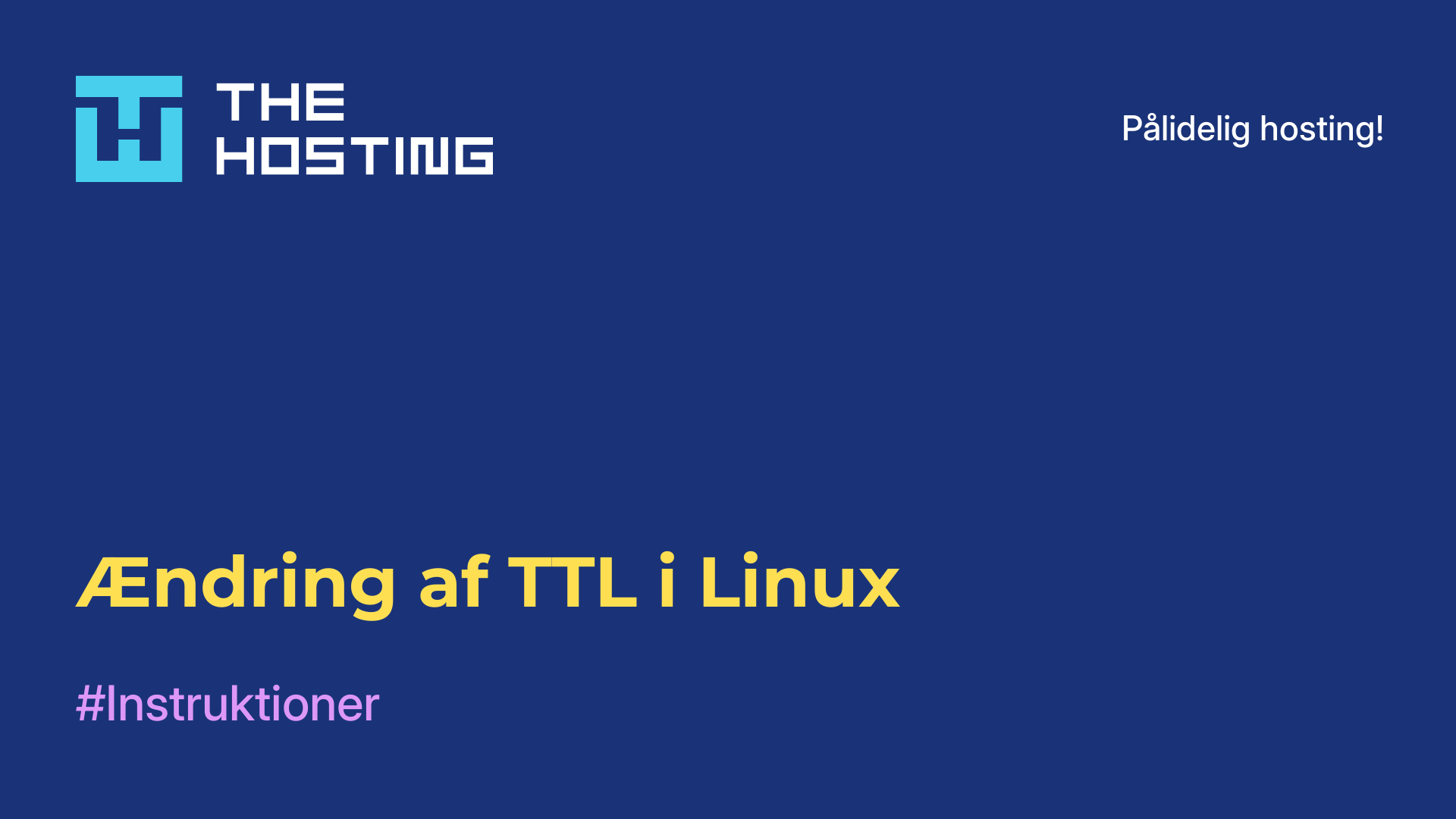 Ændring af TTL i Linux
