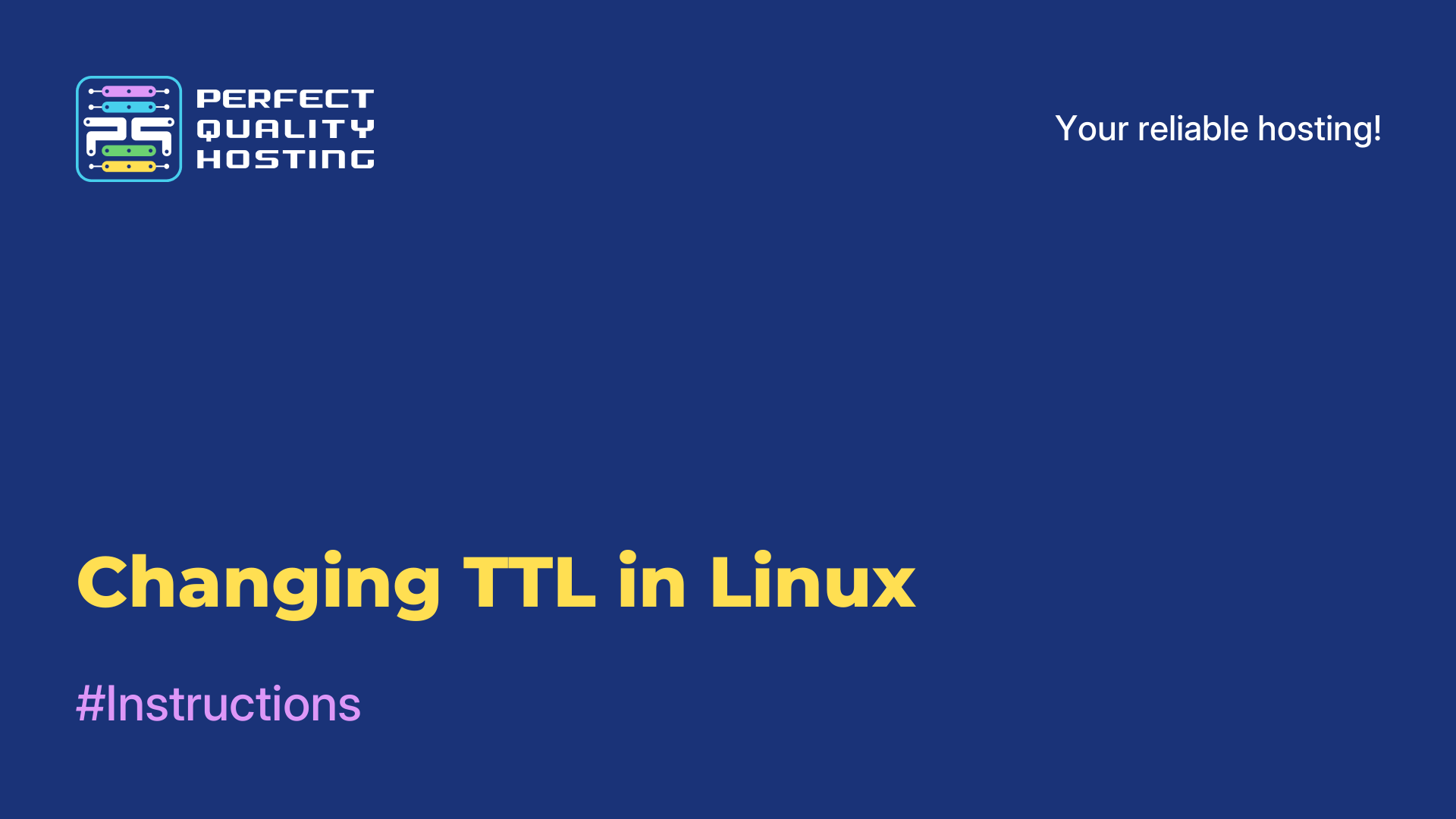 Changing TTL in Linux