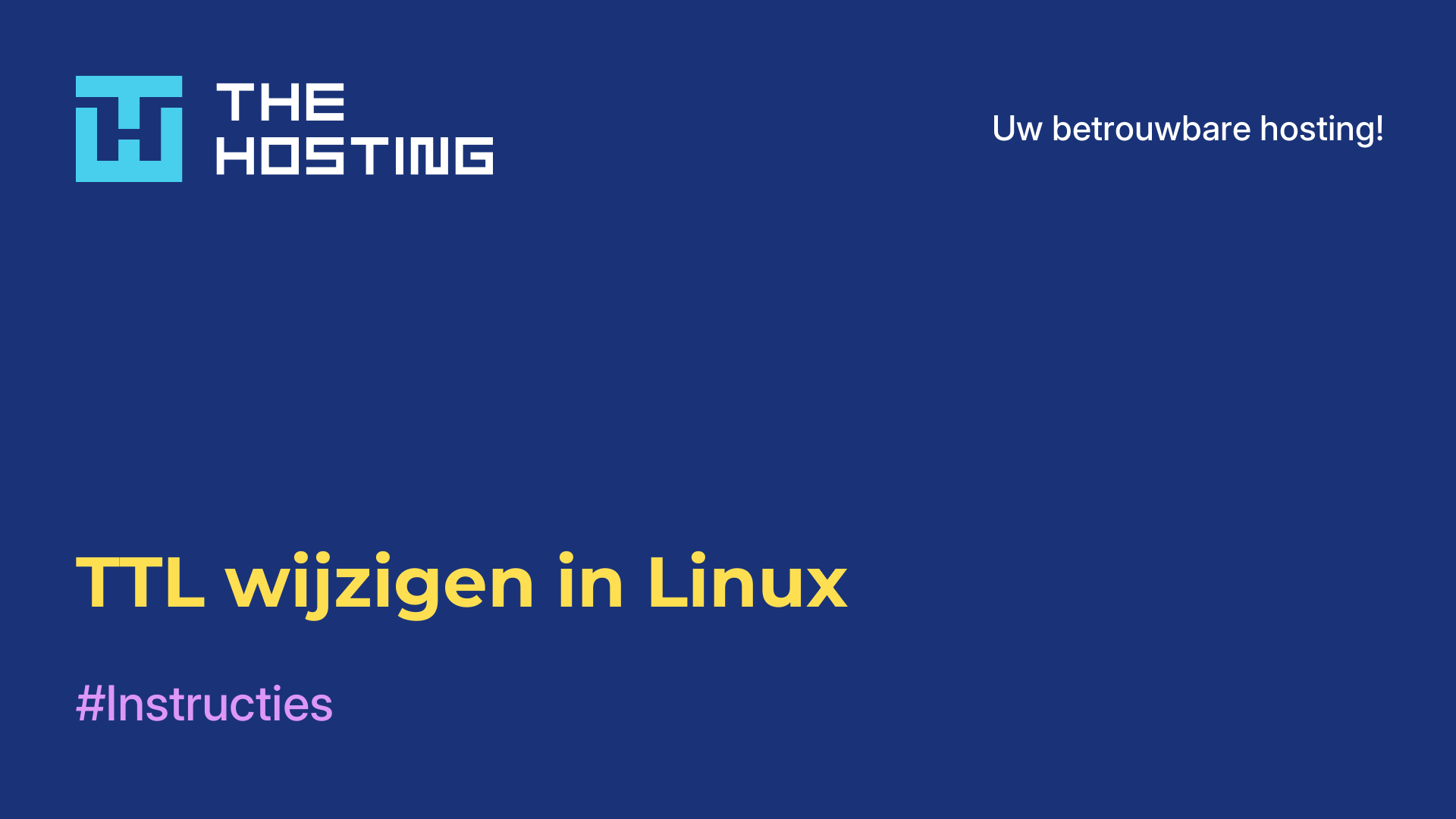 TTL wijzigen in Linux