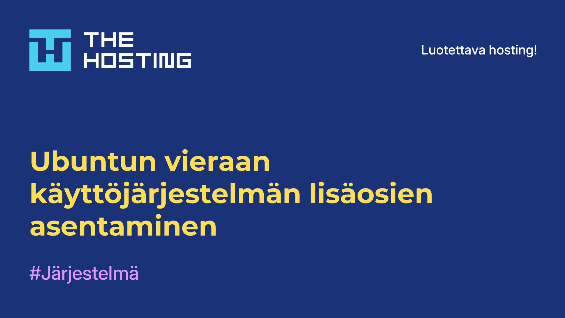 Ubuntun vieraan käyttöjärjestelmän lisäosien asentaminen