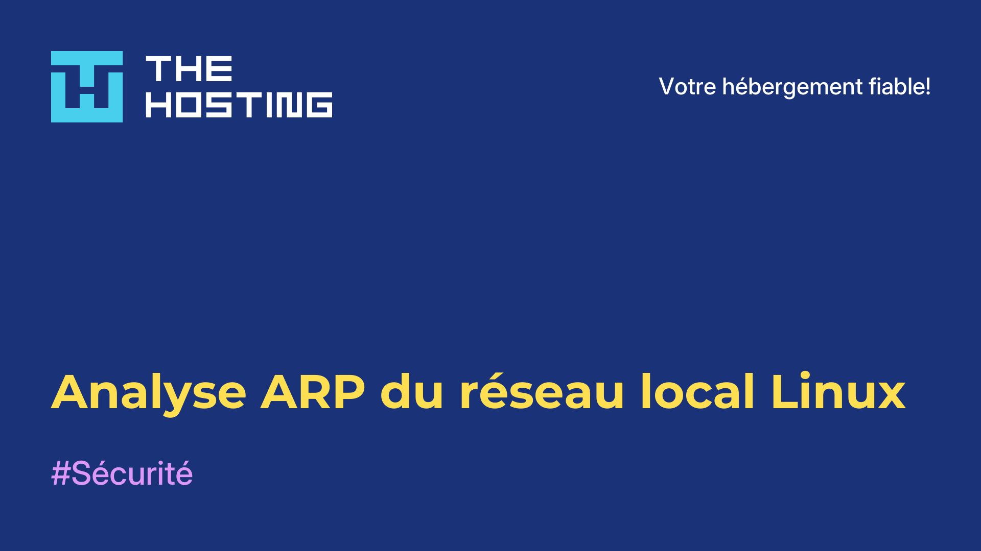 Analyse ARP du réseau local Linux
