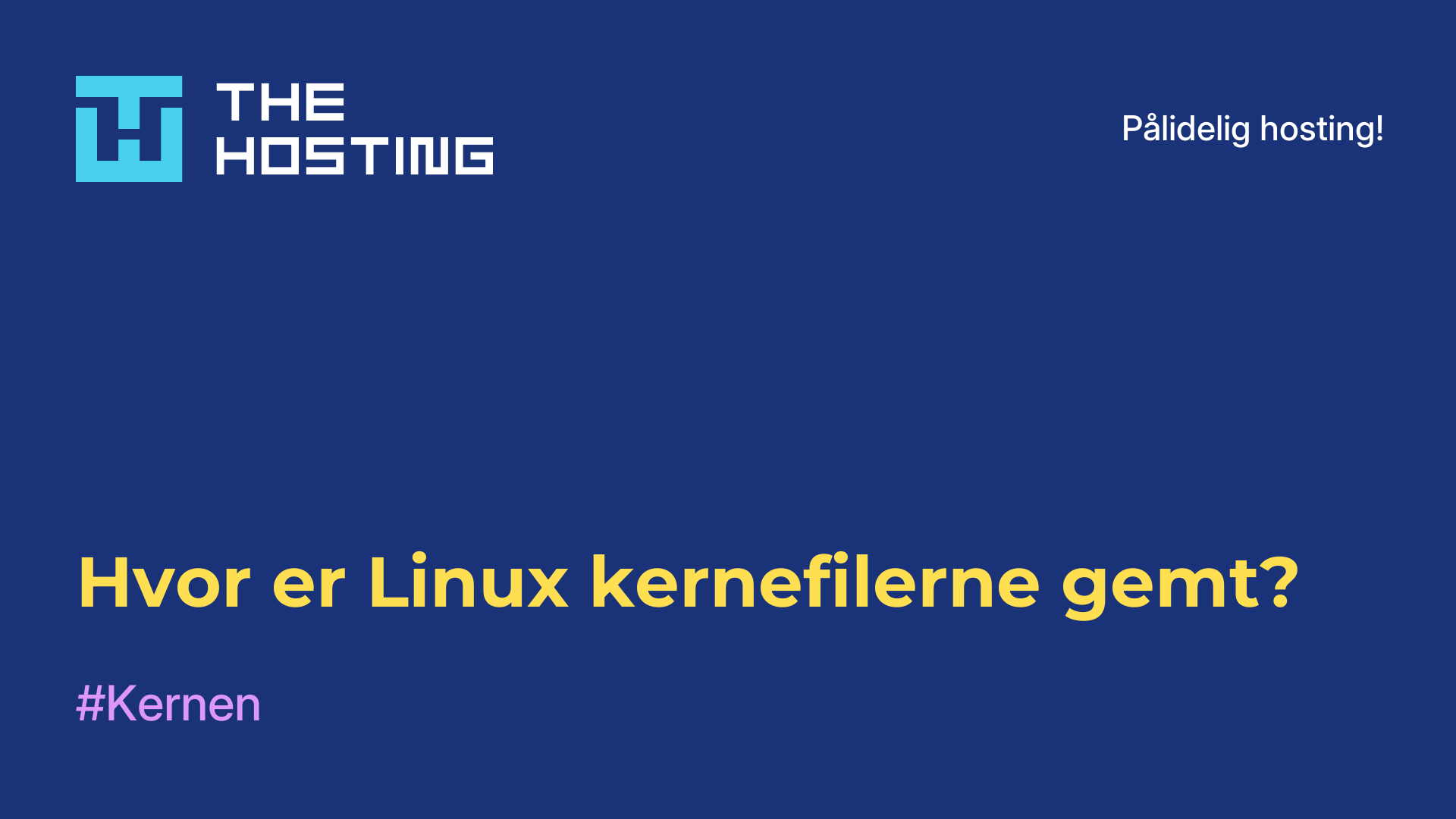 Hvor er Linux-kernefilerne gemt?