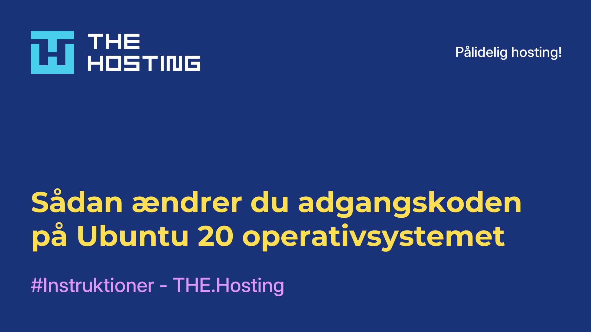 Sådan ændrer du adgangskoden på Ubuntu 20-operativsystemet