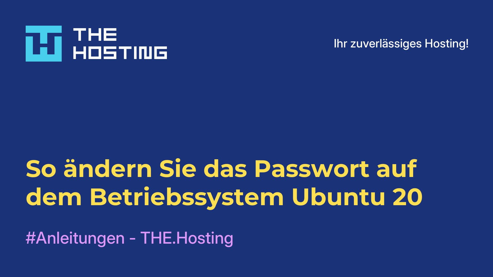So ändern Sie das Passwort auf dem Betriebssystem Ubuntu 20