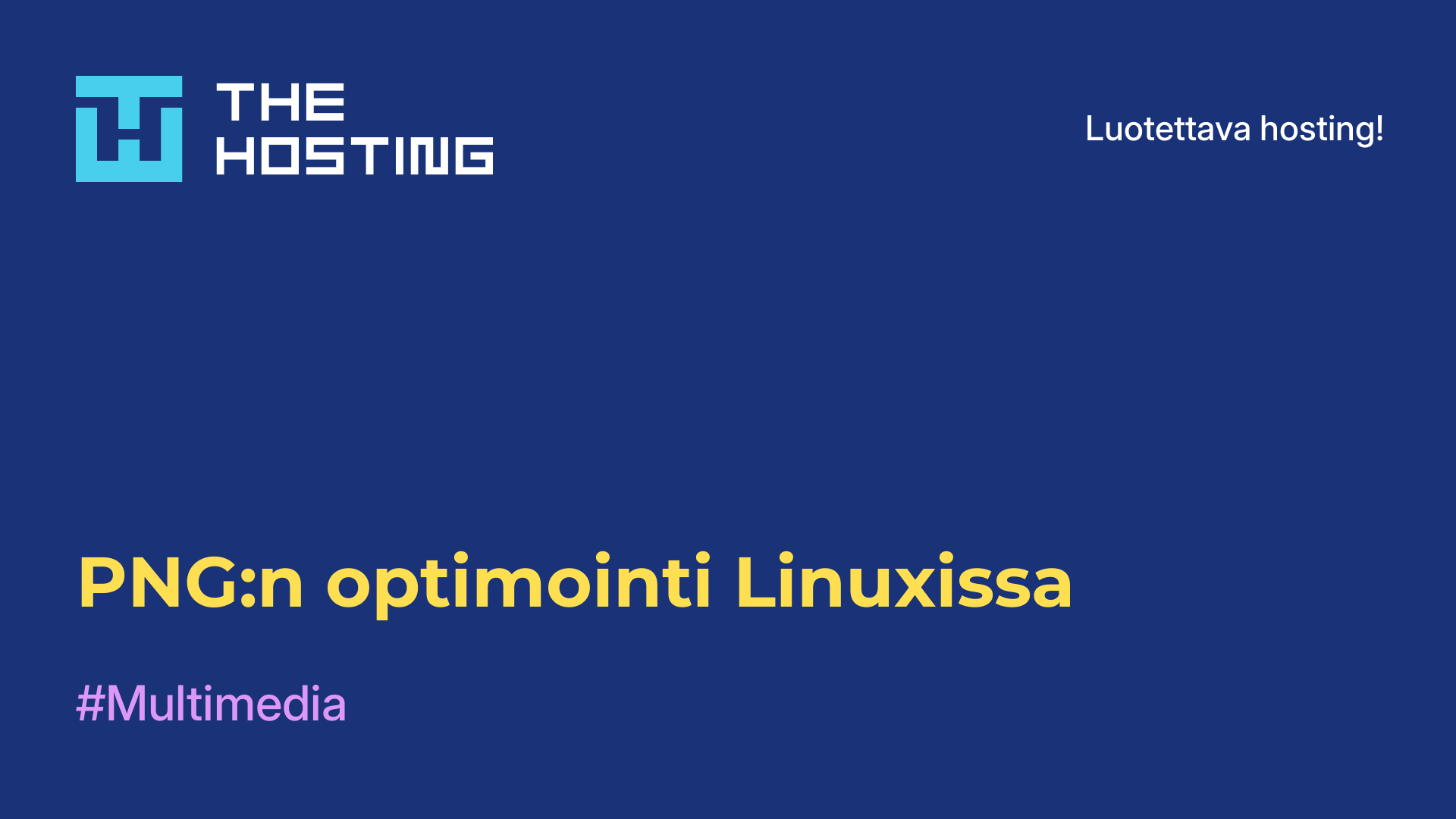PNG:n optimointi Linuxissa